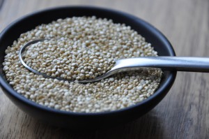 Quinoa in its raw form