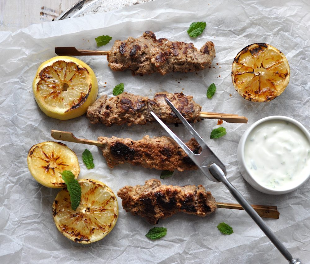 Nepalese yoghurt skewers
