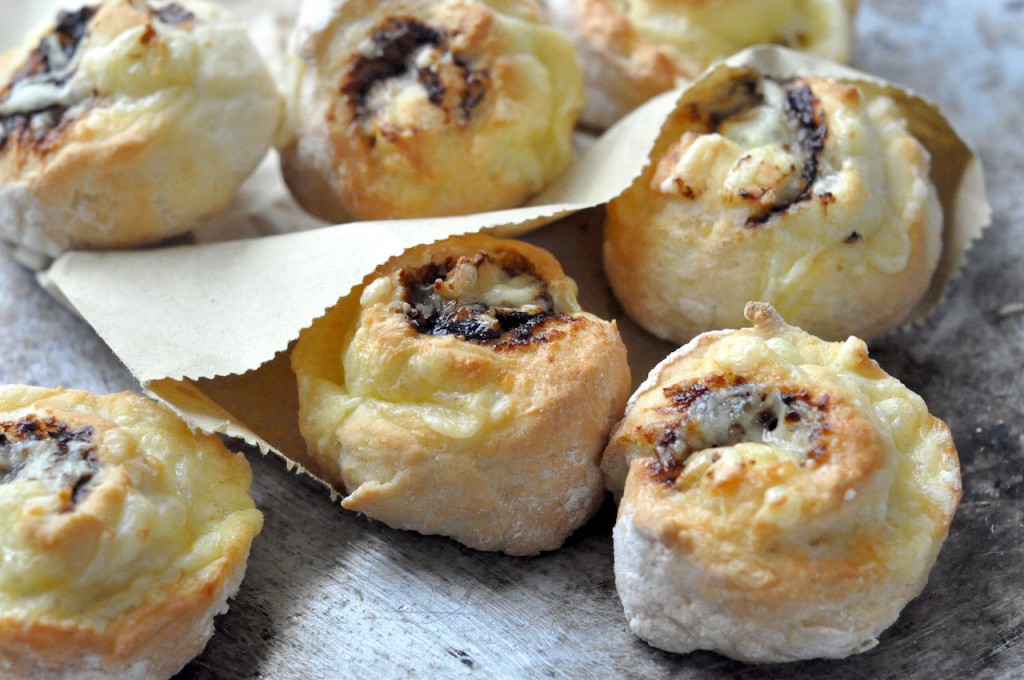 Savoury vegemite scrolls