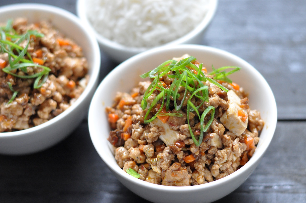 Stir fry mince with XO sauce