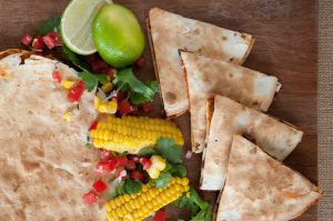The greatest pantry meal ever: bean quesadillas