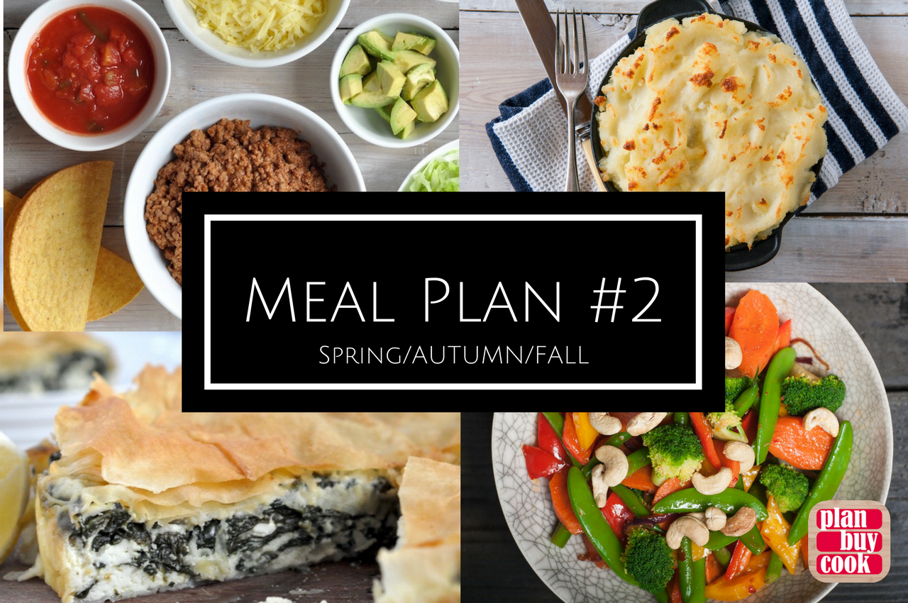 Spring Autumn Fall Meal Plan