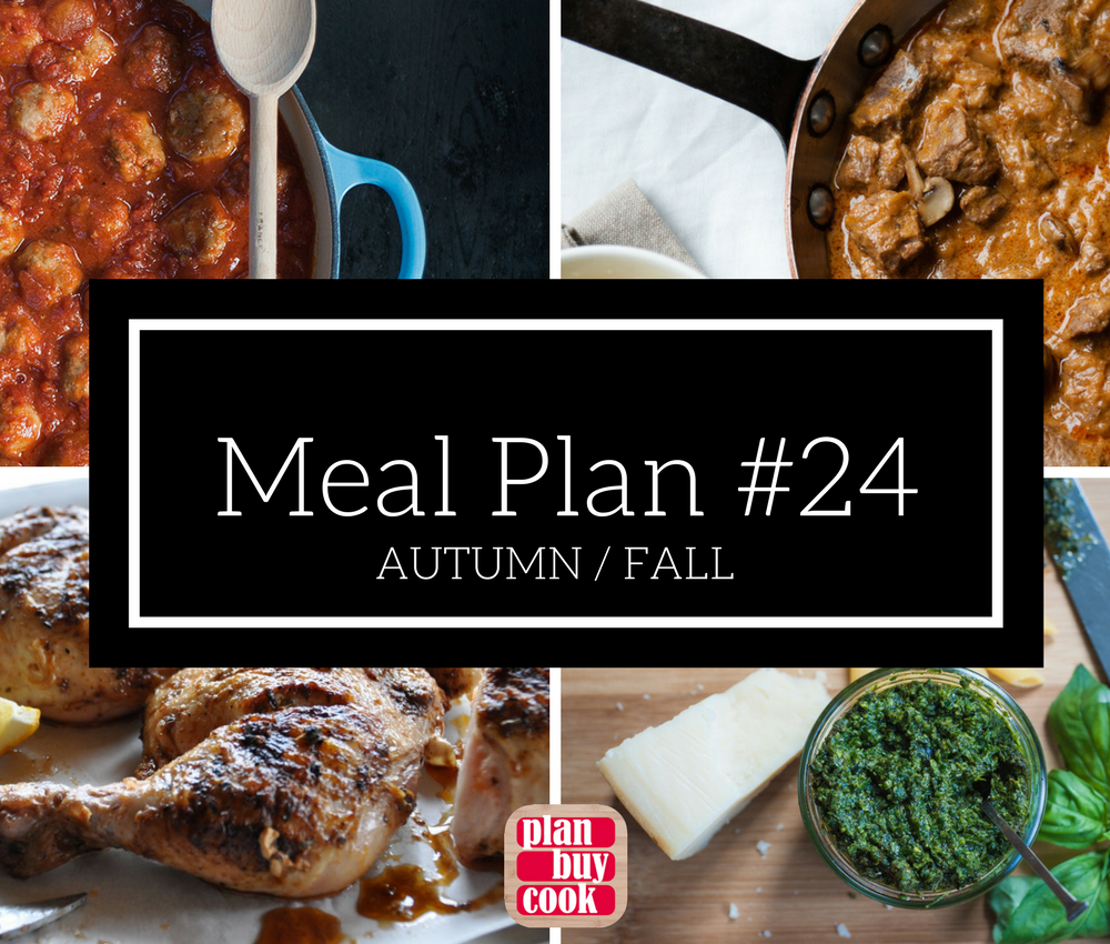 Meal plan #24 – Autumn / Fall