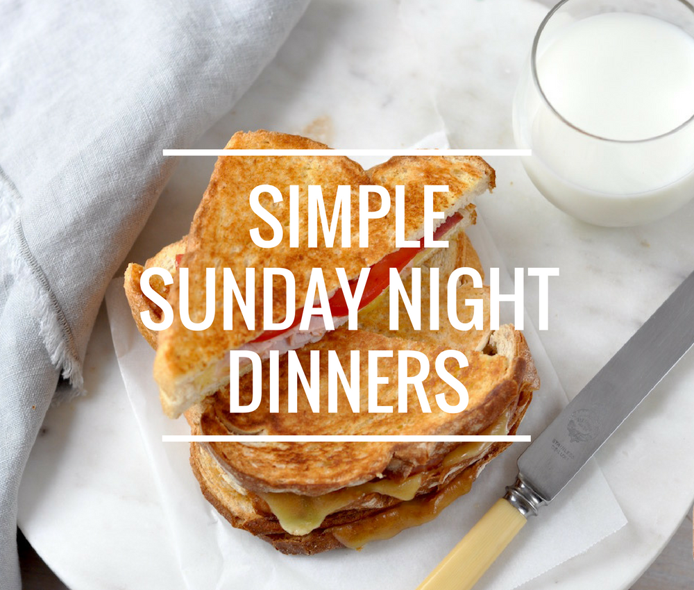 Sunday night dinners