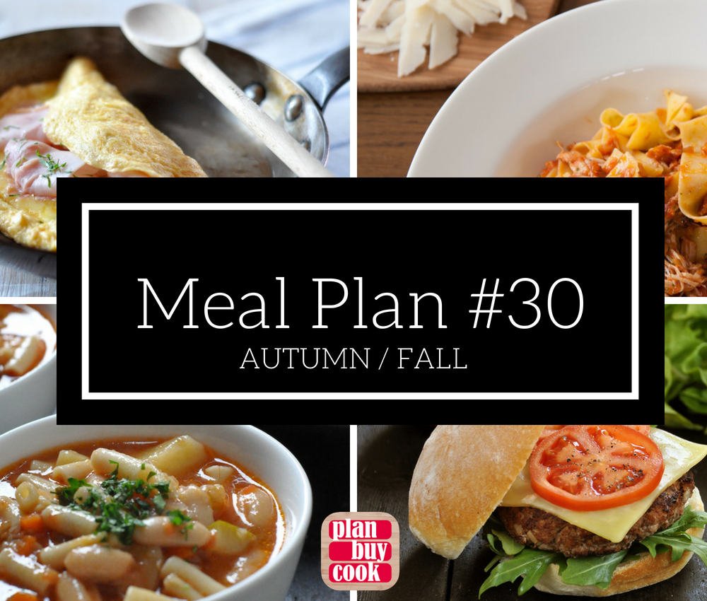 Meal plan #30 – Autumn/Fall