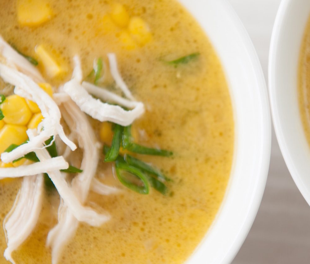 Chicken and corn soup