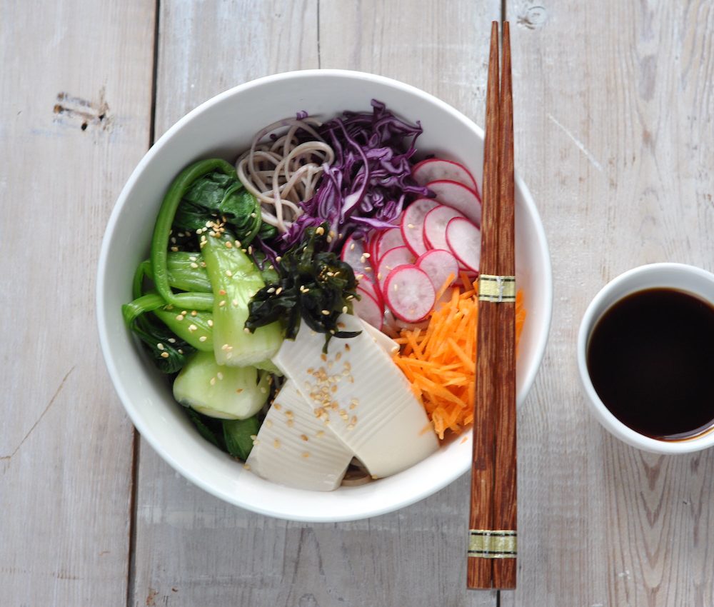 Vegan poke bowl