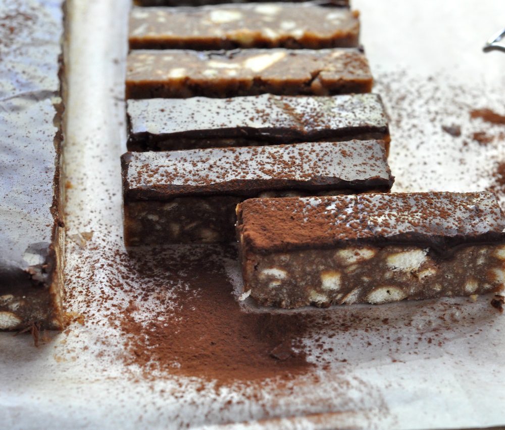 Chocolate hedgehog slice