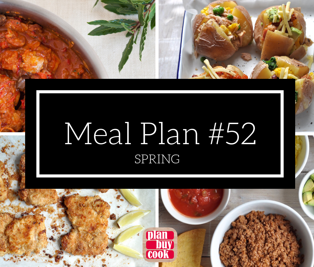 Meal plan #52 – Spring