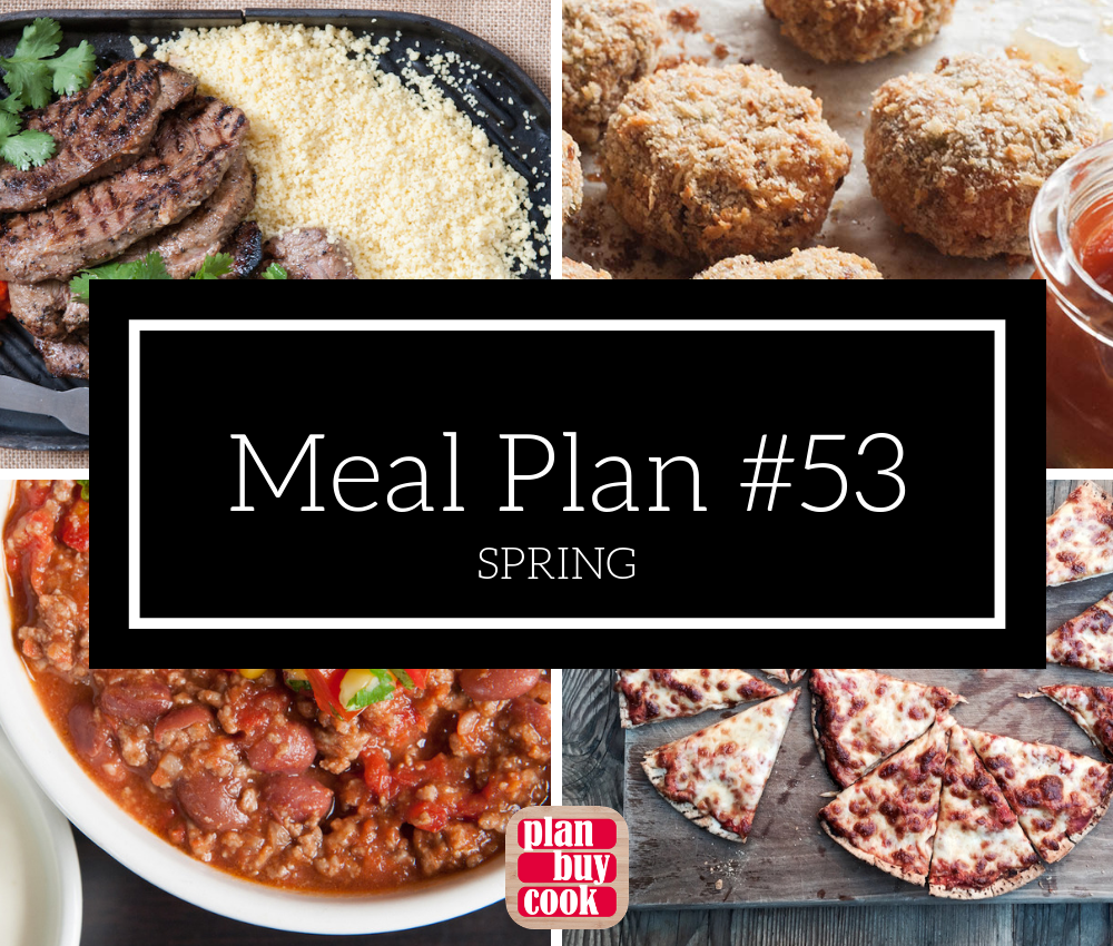 Meal plan #53 – Spring