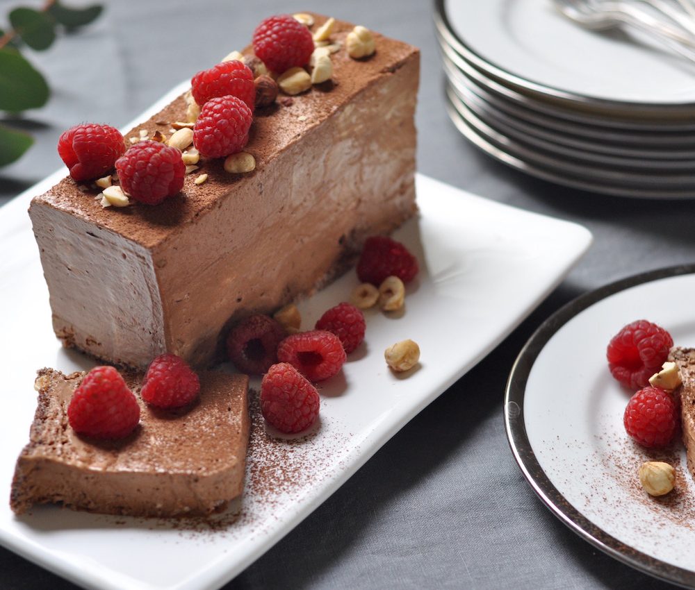 Chocolate hazelnut semifreddo